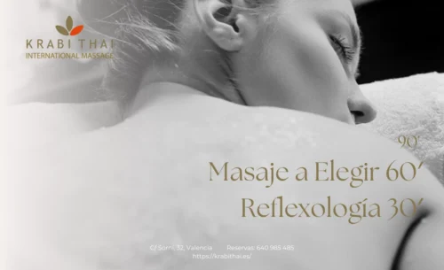 Masaje a Elegir 60′ | Reflexología 30′